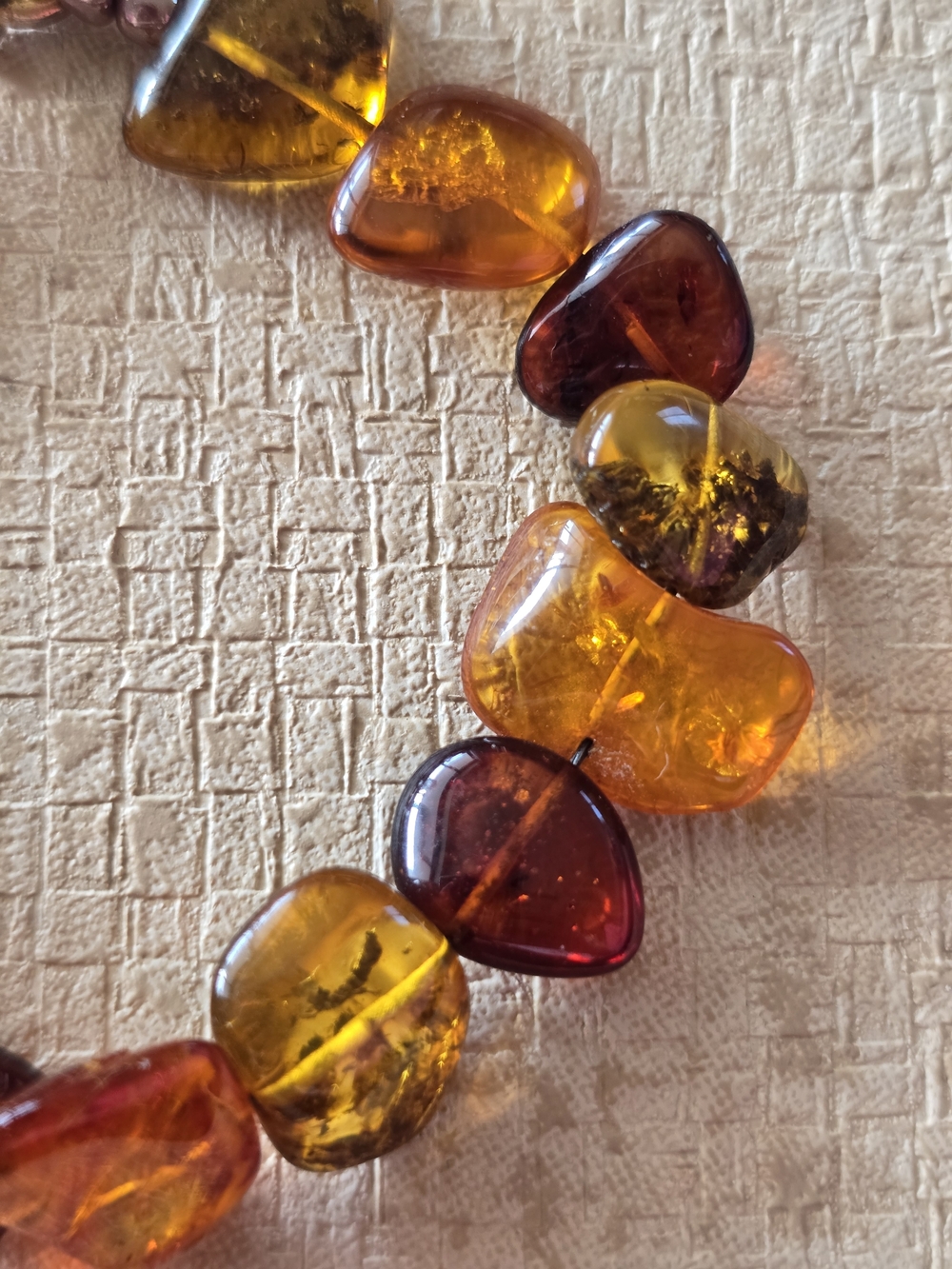 Baltic Amber Beaded Bracelet - Picture 2 of 2